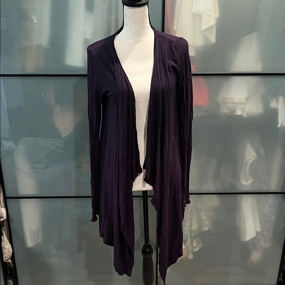 5/48 Navy Drape Women's Cardigan